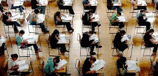 exams at a school in Britain