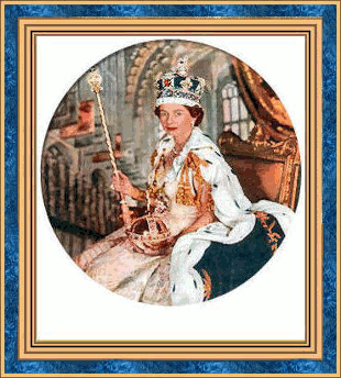 Queen Elizabeth II and the crown jewels