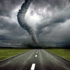 a tornado in the US